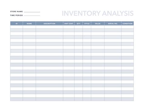 Free Inventory Template for Excel | PDF | Google Sheets | HubSpot