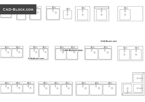 Bathroom Sink Cad Block – Semis Online