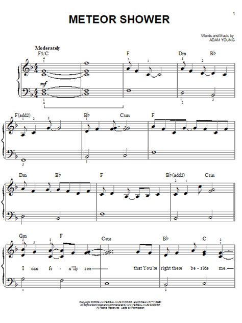 Meteor Shower | Sheet Music Direct