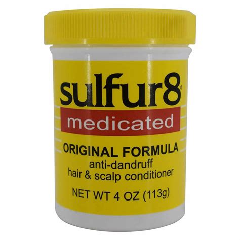 Sulfur 8 Original Formula Medicated Anti-Dandruff Hair & Scalp Conditioner 4 oz | eBay | Hair ...