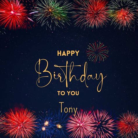 100+ HD Happy Birthday Tony Cake Images And Shayari