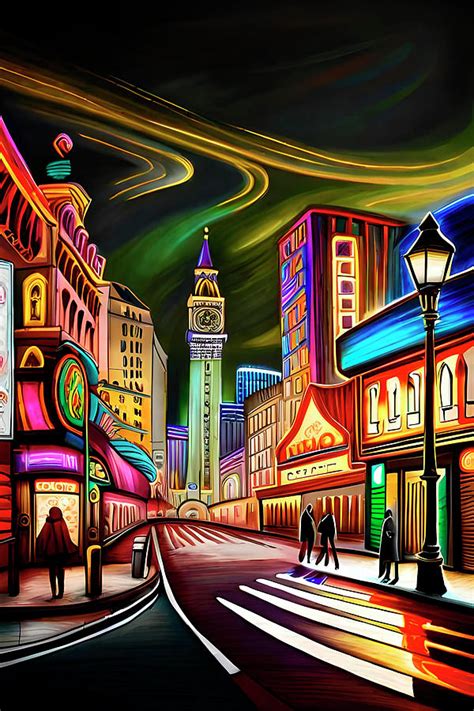 Neon Signs Digital Art by Gabriel Cusmir - Fine Art America