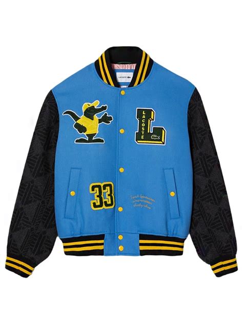 Novak Djokovic Lacoste Varsity Jacket - Jackets Junction