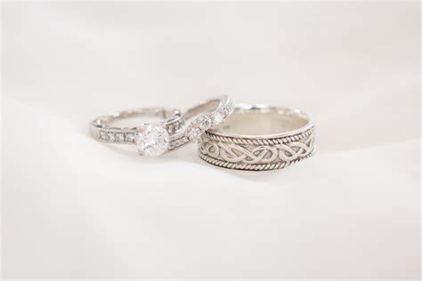 Unique Diamond and Celtic Wedding Bands