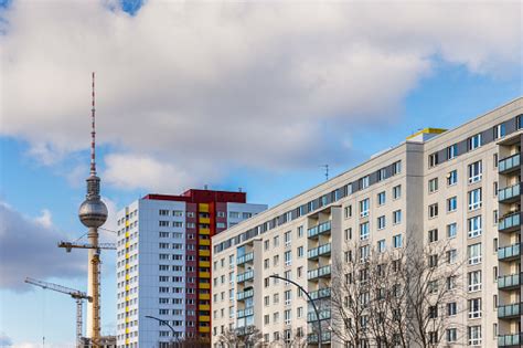 East Berlin Plattenbau Architecture Germany Stock Photo - Download Image Now - iStock