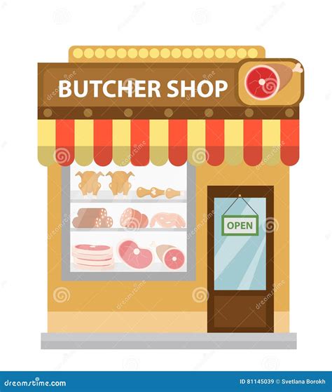 Clipart butcher shop