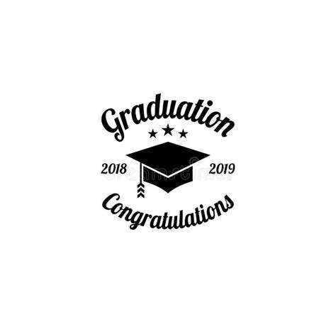 Graduation Cap Logo Design Concept Stock Vector - Illustration of paper ...