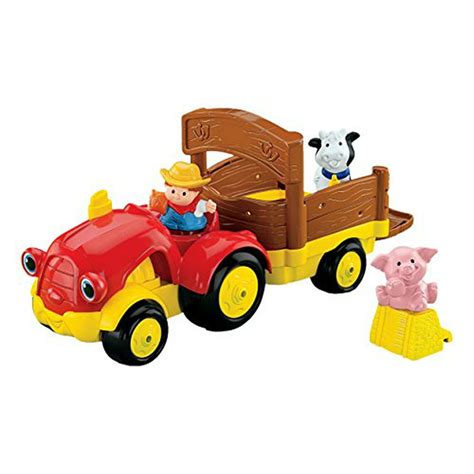 Fisher-Price Baby Little People Tow 'n Pull Tractor - Walmart.com - Walmart.com