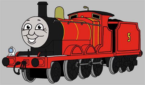 James the red engine by leonsart933838 on DeviantArt