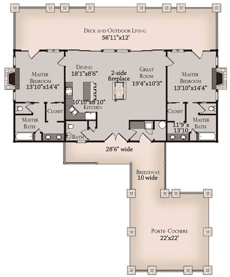 Country House Plans With 2 Master Suites - Eura Home Design