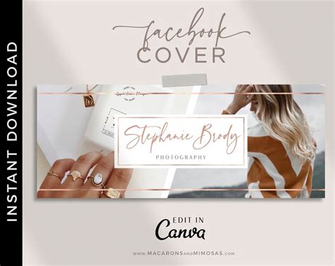 Rose Gold Facebook Cover Canva Facebook Timeline Template for - Etsy | Facebook cover, Gold ...