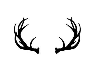 Free Reindeer Antlers Silhouette, Download Free Reindeer Antlers Silhouette png images, Free ...