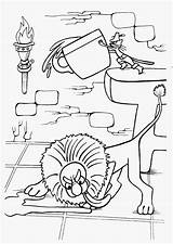 Coloriage Le Chat Botté Et lOgre Transformés En Lion  Dessin Gratuit sketch template