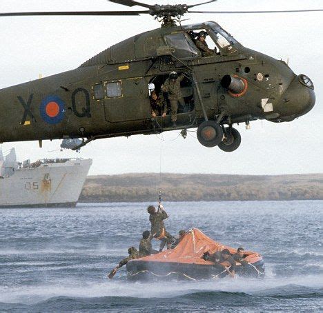 Falklands heroes powered by fear and a plug-in battery: SCRAM! BY HARRY BENSON | Military ...