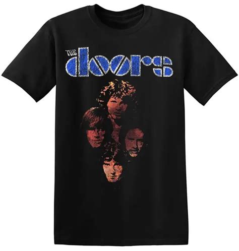 The Doors TShirt Tee Old Band Black Vintage Classic Rock Band T Shirt 1 A 082 Men T Shirt Cheap ...