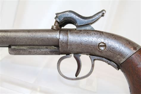 Ethan Allen Double Barrel Pistol SXS Antique Firearms 007 | Ancestry Guns