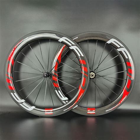 FFWD 700C Road Bike Light Carbon Wheels 60mm Depth 25mm Width Clincher/Tubeless/Tubular Bicycle ...