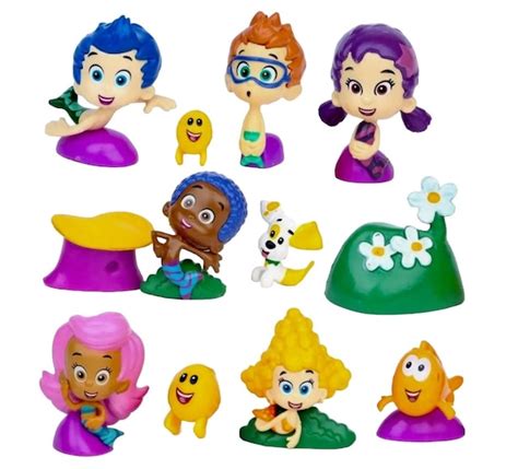 Bubble Guppies Deema Oona Goby Bubble Guppies Bubble Guppies Figures Pvc Figures Aliexpress ...