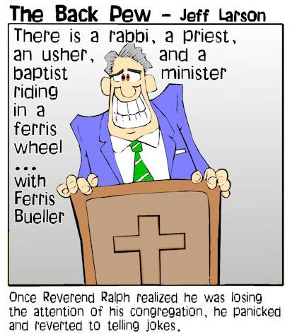 Preacher Cartoons: The Back Pew - BP