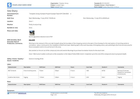 M&E Report Template Doc (1) | TEMPLATES EXAMPLE Diary Template, Journal Template, Support ...