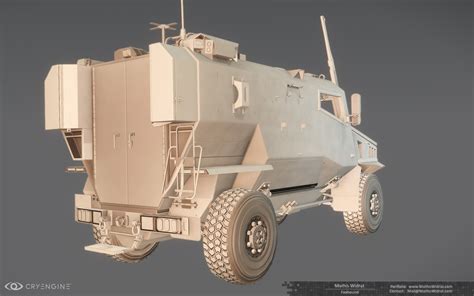 Foxhound vehicle - Portfolio piece — polycount