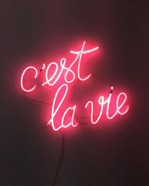 c'est la vie Red Aesthetic Grunge, Neon Aesthetic, Aesthetic Vintage ...