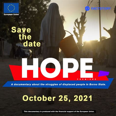 HOPE - Documentary Film on the Struggles of Displaced People in Borno to be screened Today ...