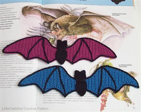 Crochet a Quick Halloween Decoration: This Brilliant Bat Motif Looks Illustrated! - KnitHacker