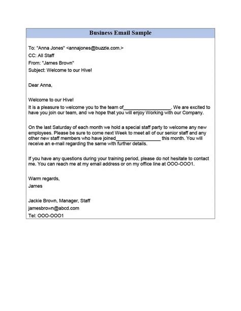 Download professional email example 18 | Professional email example, Email writing, Mail template