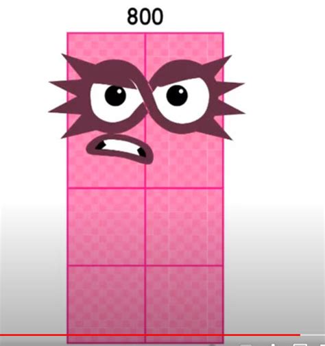 Numberblock mean 800 by benchik09 on DeviantArt