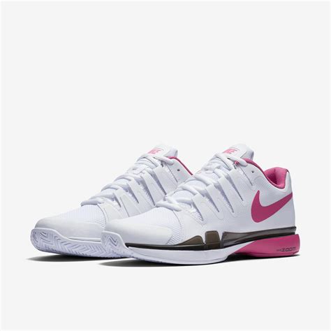 Nike Womens Zoom Vapor 9.5 Tennis Shoes - White/Pink - Tennisnuts.com