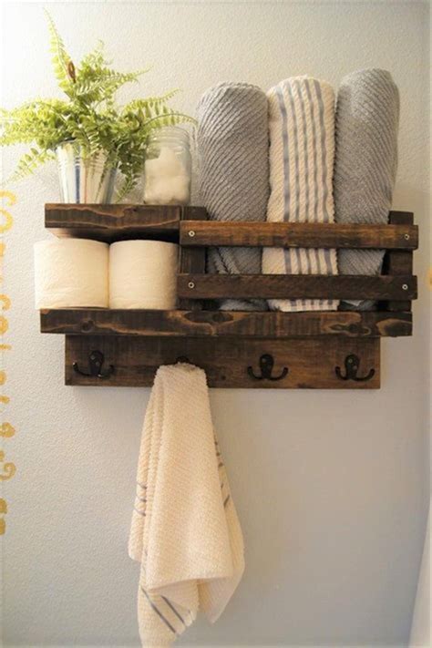 42 Awesome Bathroom Cabinet With Towel Rack Ideas | Bathroom wood ...