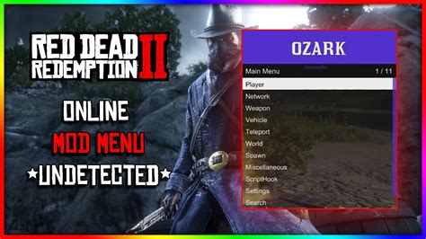 Red Dead Redemption 2 Mod Menu Online Hack for RDR2 Online UNDETECTED ...