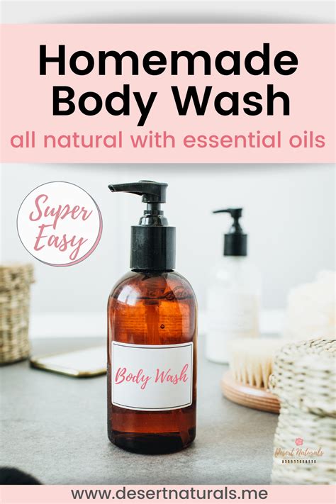 How to make Aromatherapy Body Wash with Essential Oil | Homemade body wash, Diy body wash, Body ...