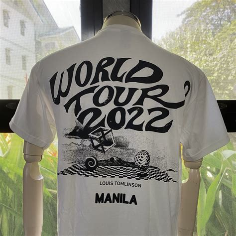 SOLD! Louis Tomlinson World Tour 2022 Manila White Tee [Official Merch / Merchandise], Hobbies ...