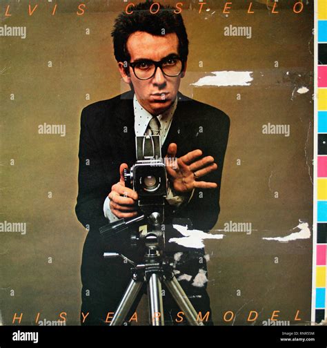 Elvis Costello This Years Model - Vintage Cover Album Stock Photo - Alamy