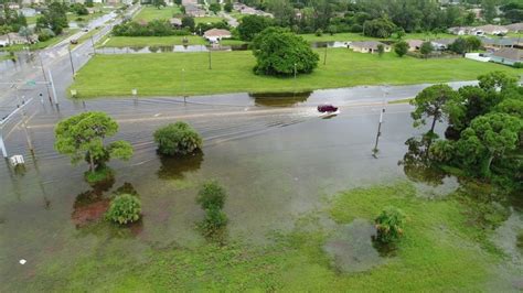 Drone Video Captures Flooding in Cape Coral, Florida - Drone Photography