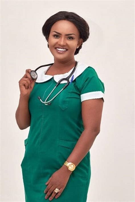 (Photos) Actress Nana Ama McBrown Takes Up A Nursing Job - GhanaCelebrities.Com