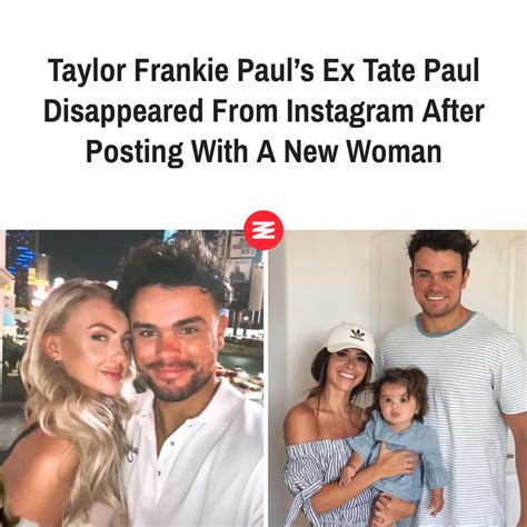 Taylor Frankie Paul’s Ex Tate Paul Disappeared From Instagram After ...