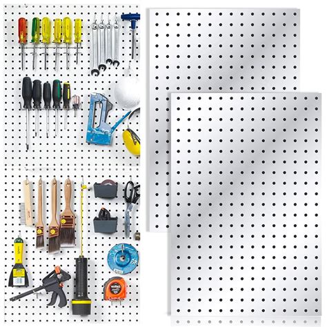 SKYFOOST 2 Pcs Pegboard, Metal Pegboard Wall Panels Philippines | Ubuy