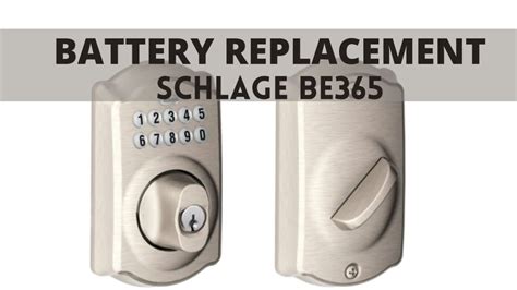 How to Open a Schlage Lock with a Dead Battery - Tech Instructs