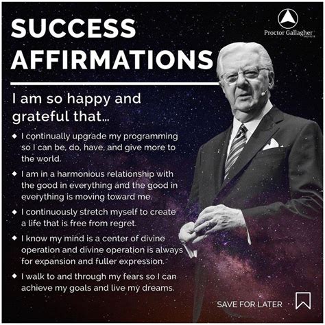 Bob Proctor shared a photo on Instagram: “Use these AFFIRMATIONS to ...