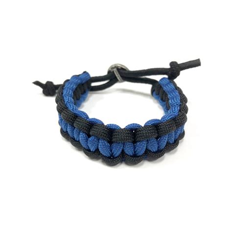 Thin Blue Lifeline Flex Bracelet - Oscar Mike Apparel