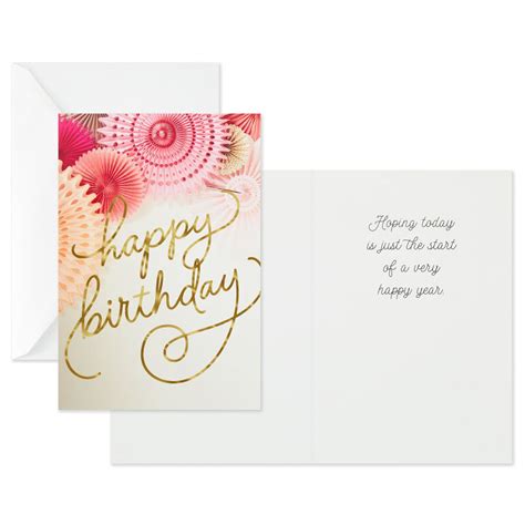 Assorted Happy Birthday Cards, Pack of 12 - Boxed Cards - Hallmark