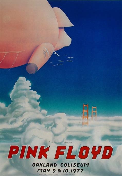 1977 Pink Floyd Oakland Coliseum Arena Original Concert Poster | Etsy