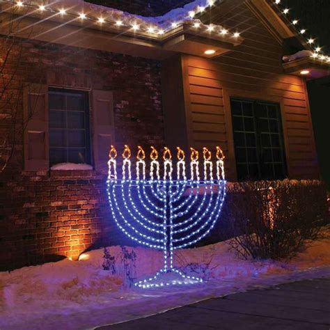 Hanukkah Outdoor Decorations Lights - Outdoor Lighting Ideas