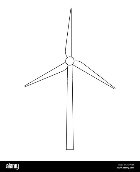 Wind Turbine Clipart Black And White