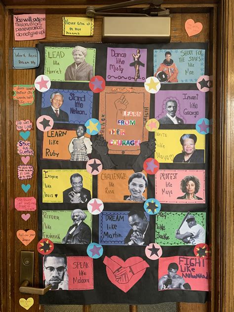 Black History Month Door Decorating Champions - Hiatt Middle School