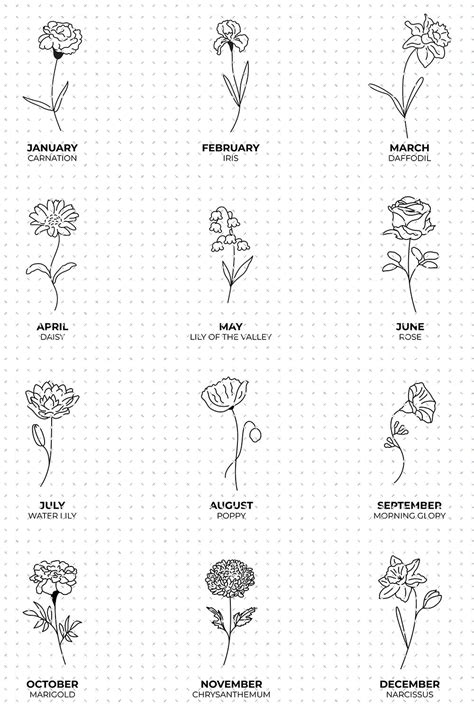 july birth flower tattoo - Splendour Day-By-Day Account Lightbox