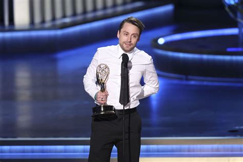 Kieran Culkin Shares Why He Asked Wife for More Kids at Emmy Awards